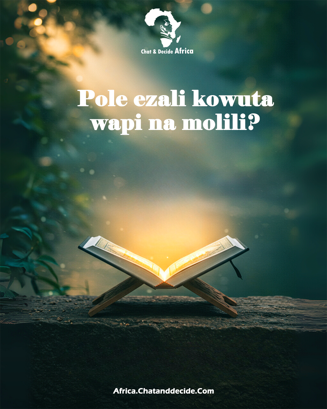 Pole ezali kowuta wapi na molili?