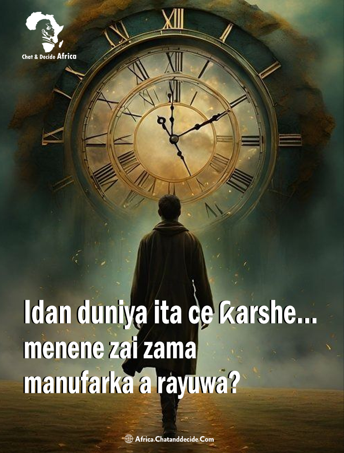 Idan duniya ita ce ƙarshe... menene zai zama manufarka a rayuwa?