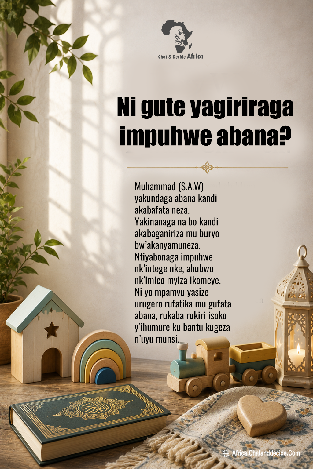 Ni gute yagiriraga impuhwe abana?