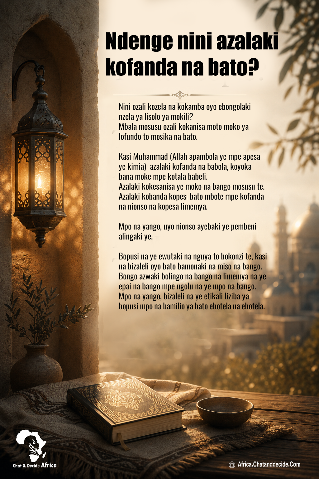 Ndenge nini azalaki kofanda na bato?