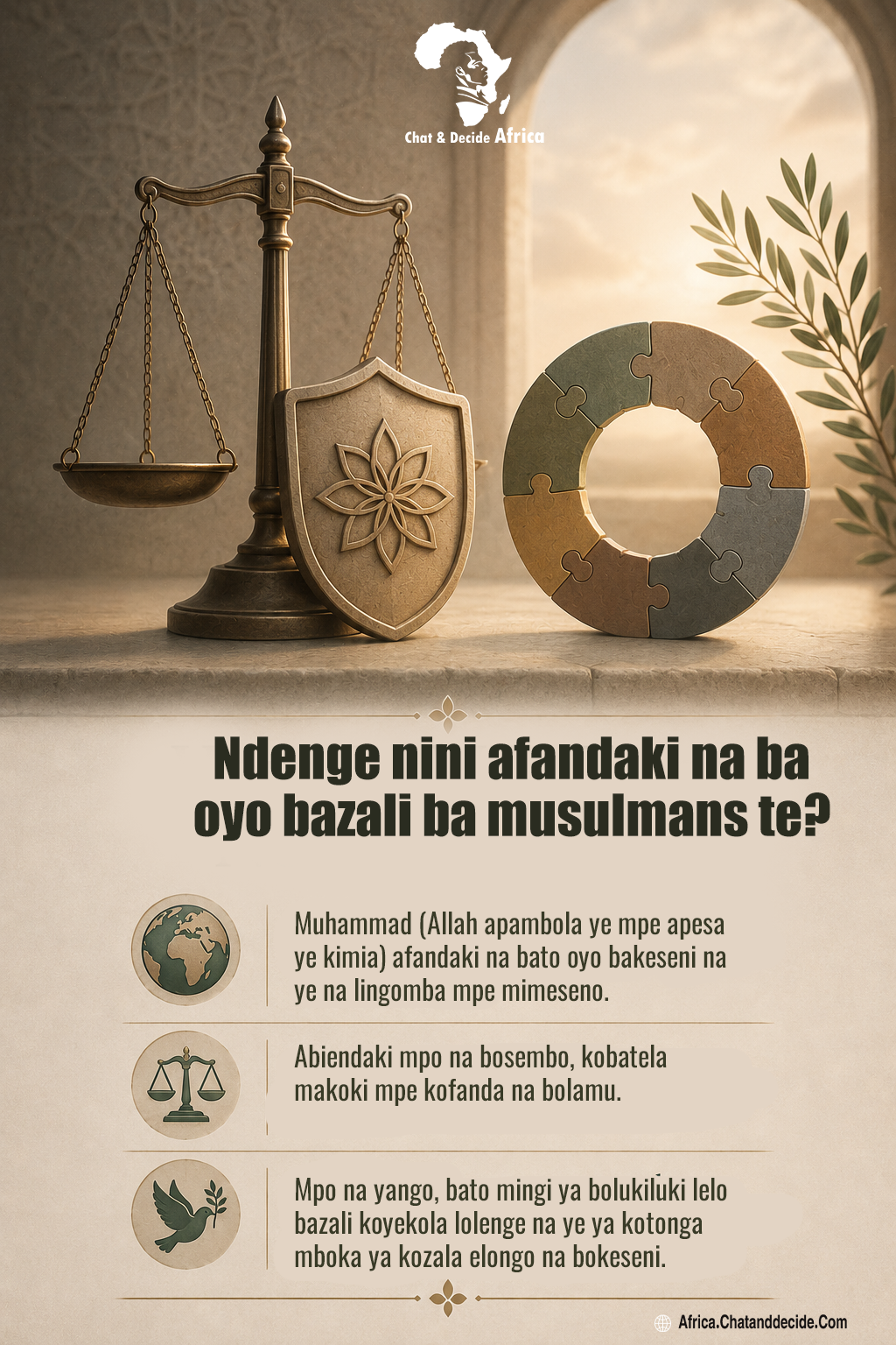 Ndenge nini afandaki na ba oyo bazali ba musulmans te?