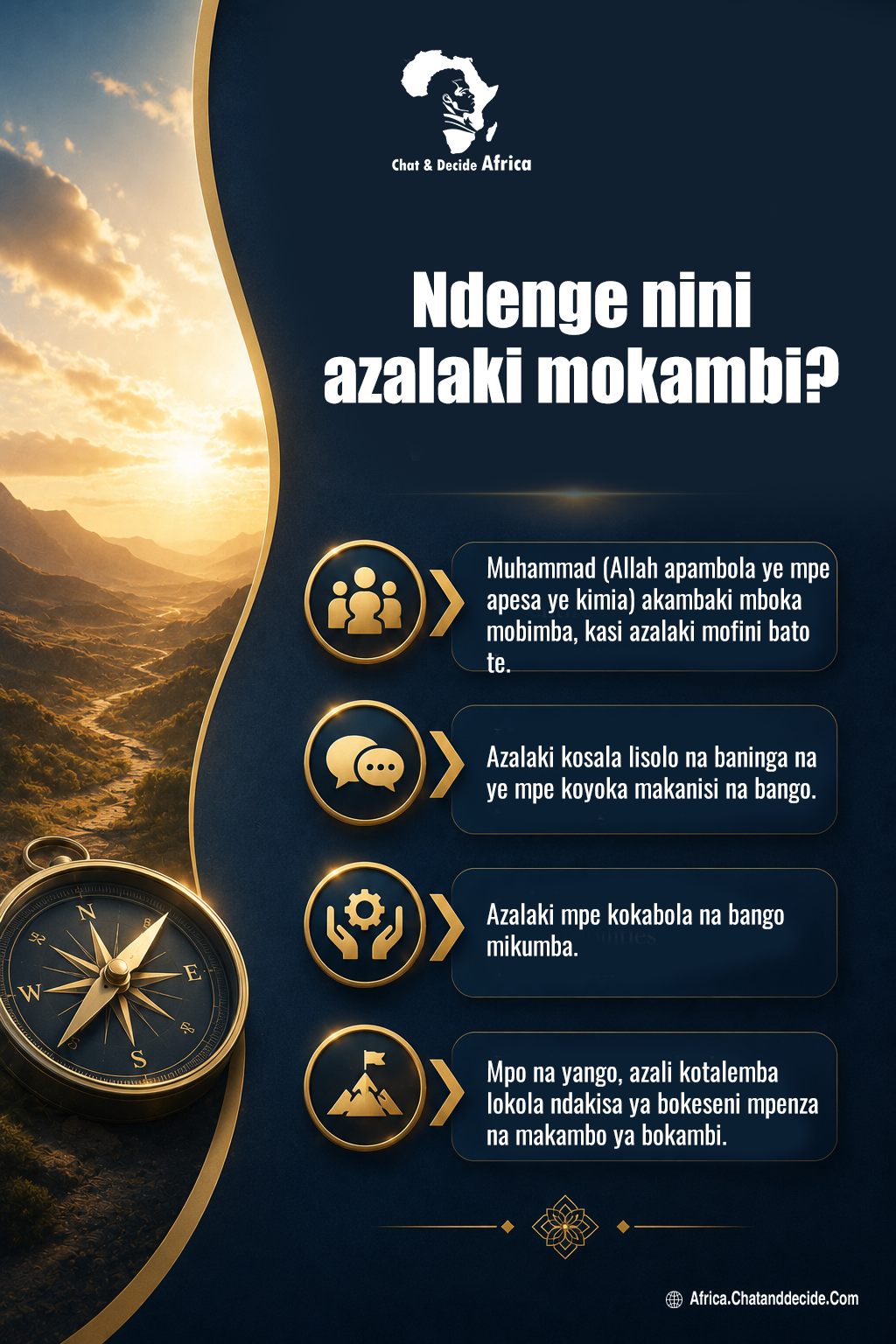 Ndenge nini azalaki mokambi?