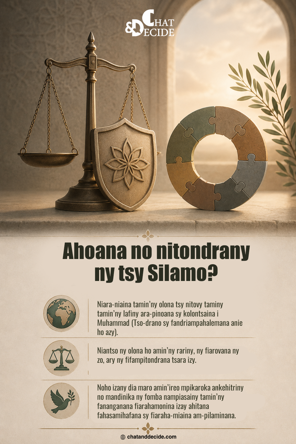 Ahoana no nitondrany ny tsy Silamo?