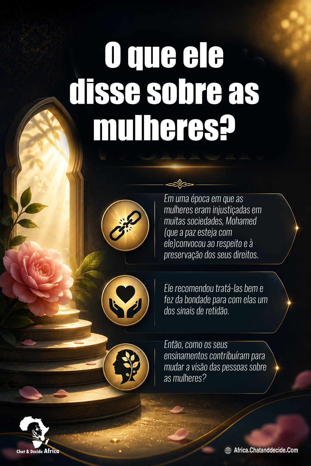 O que ele disse sobre as mulheres?