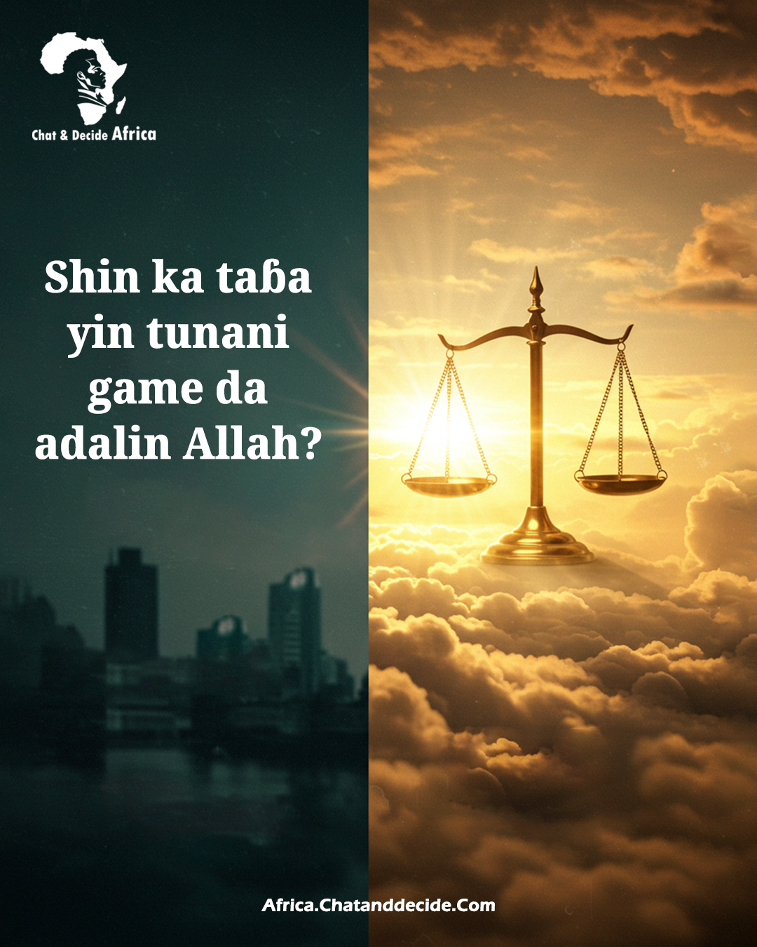 Shin ka taɓa yin tunani game da adalin Allah?