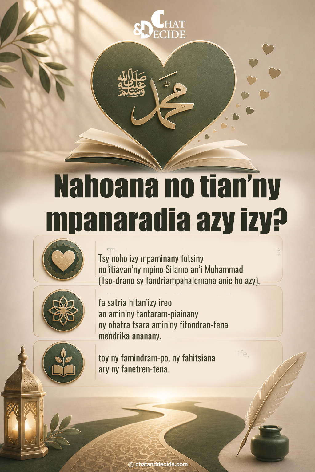 Nahoana no tian’ny mpanaradia azy izy?