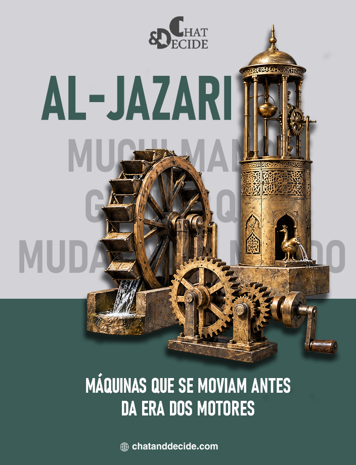 Al-Jazari... máquinas que se moviam antes da era dos motores.
