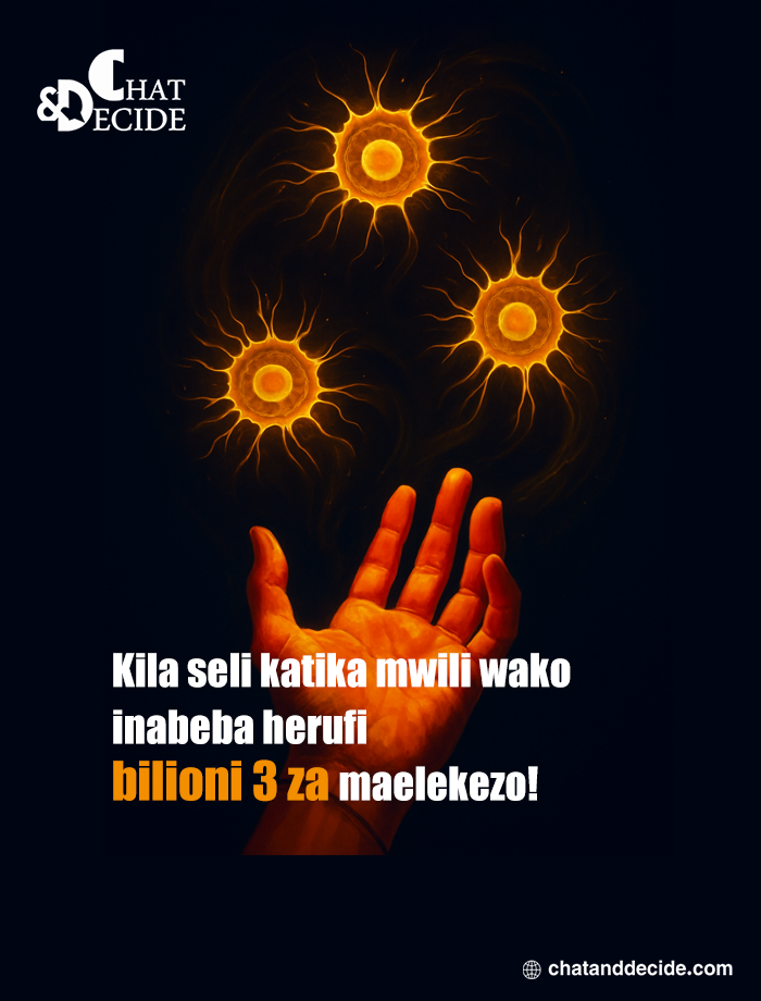 Kila seli katika mwili wako inabeba herufi bilioni 3 za maelekezo!