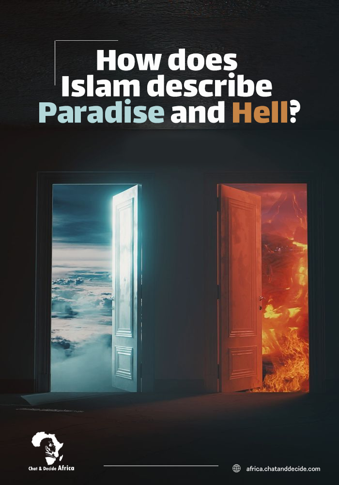 How does Islam describe Paradise and Hell?