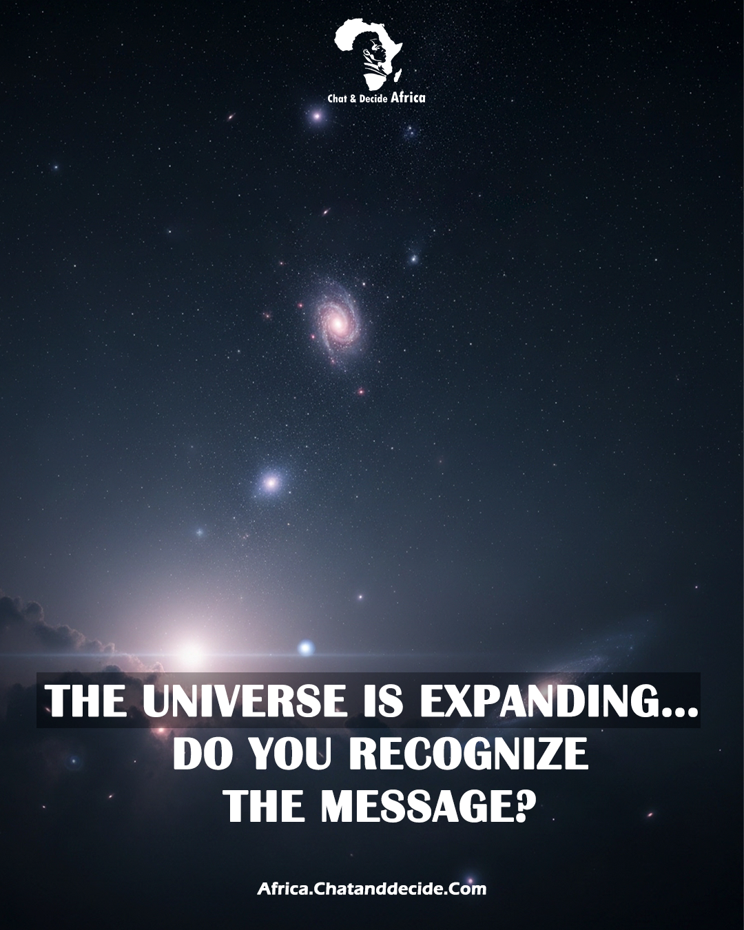 The universe is expanding… do you recognize the message?