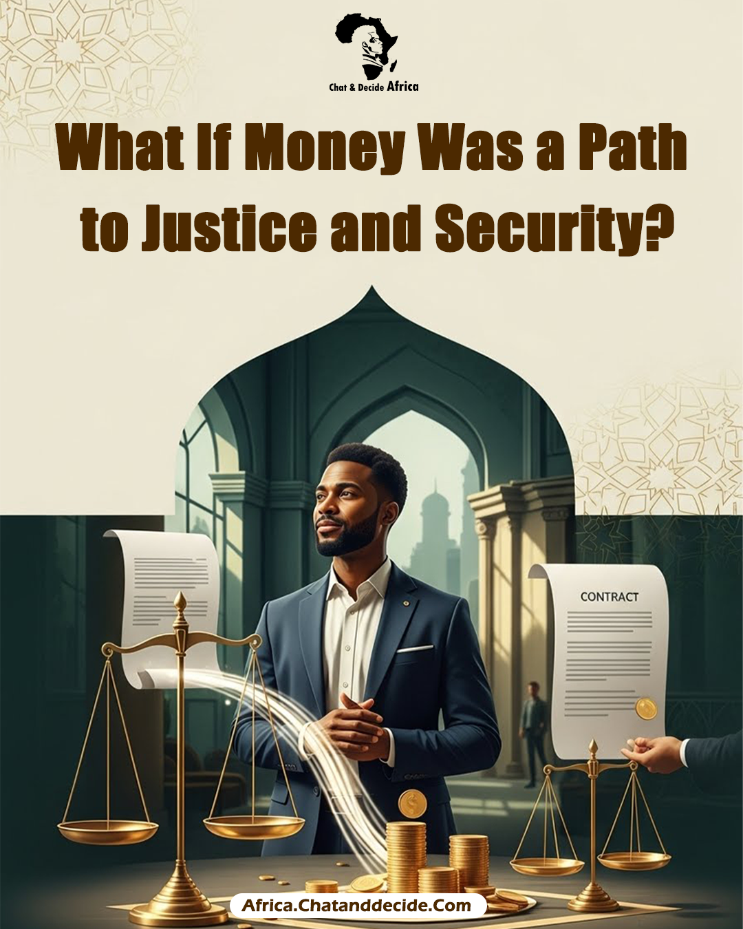 What If Money Was a Path to Justice and Security?