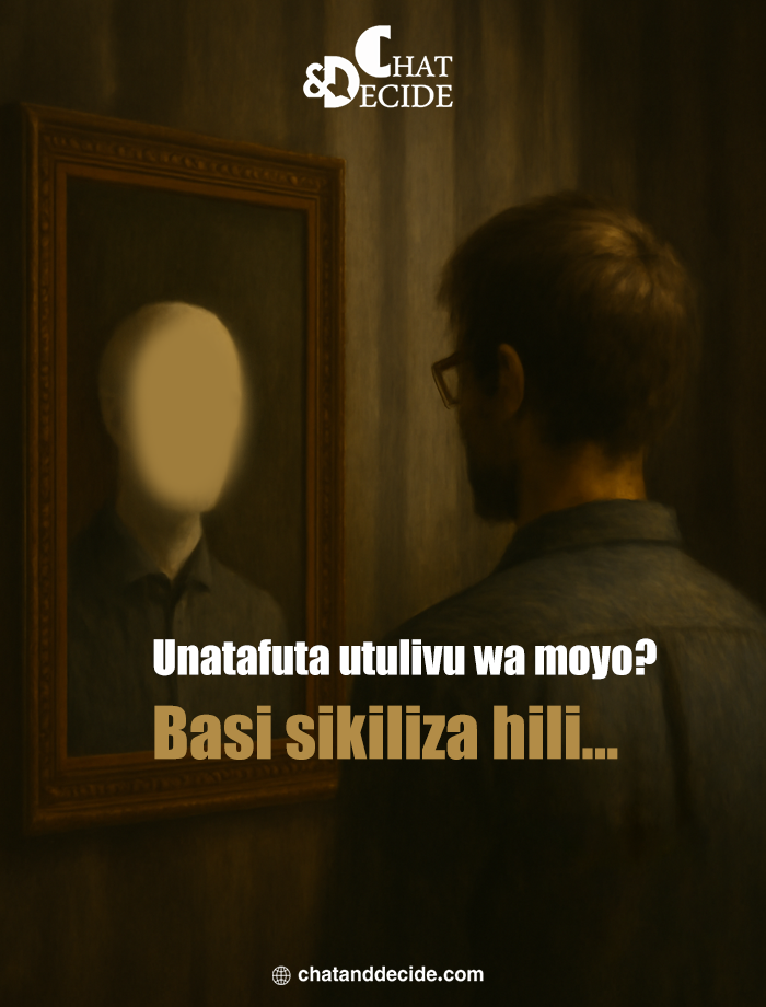 Unatafuta utulivu wa moyo? Basi sikiliza hili...