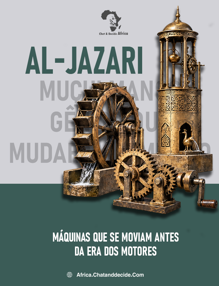 Al-Jazari... máquinas que se moviam antes da era dos motores.