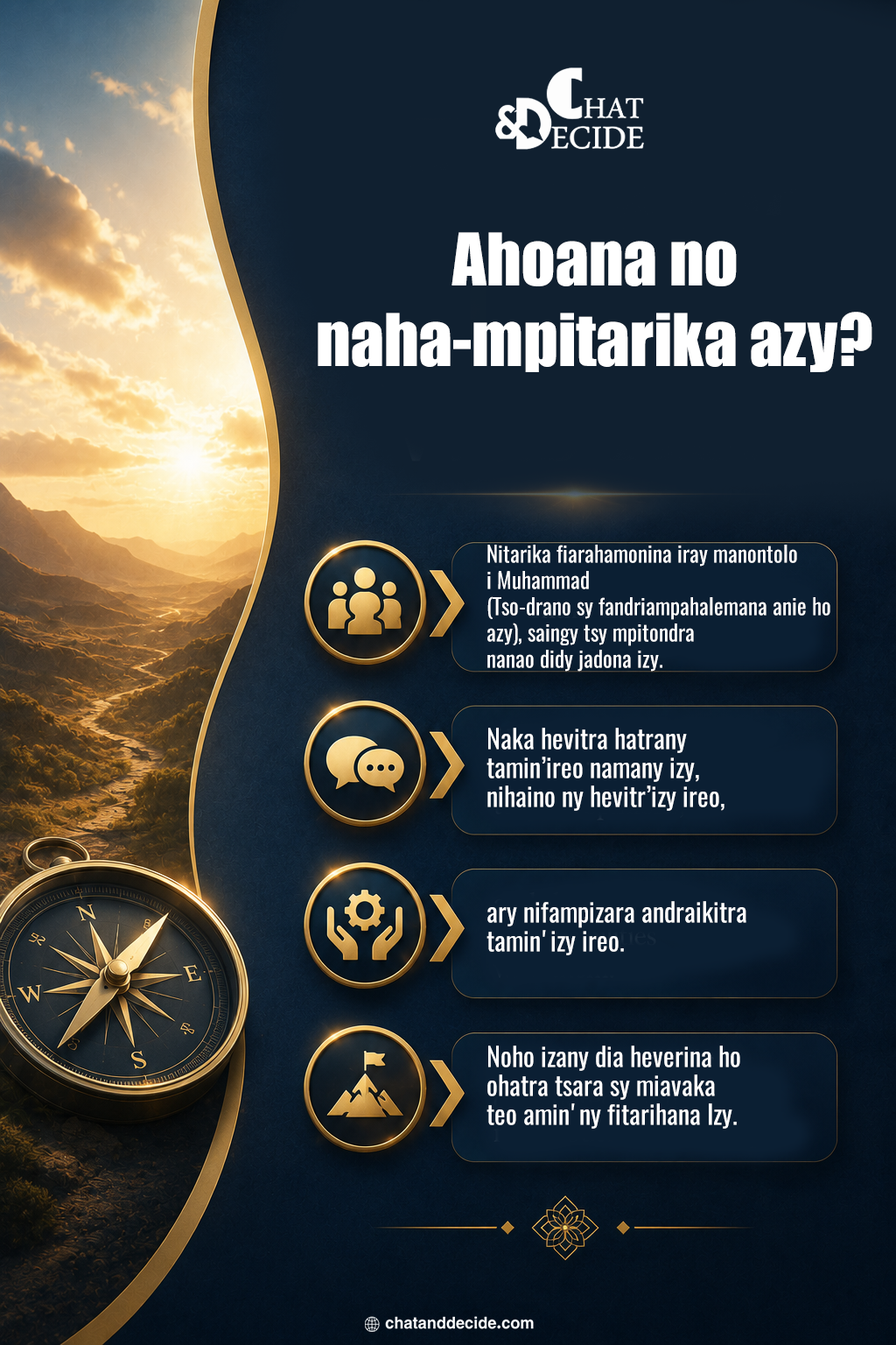 Ahoana no naha-mpitarika azy?