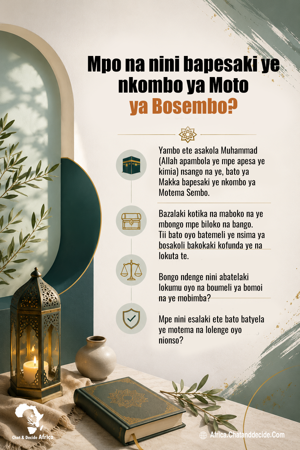 Mpo na nini bapesaki ye nkombo ya Moto ya Bosembo?