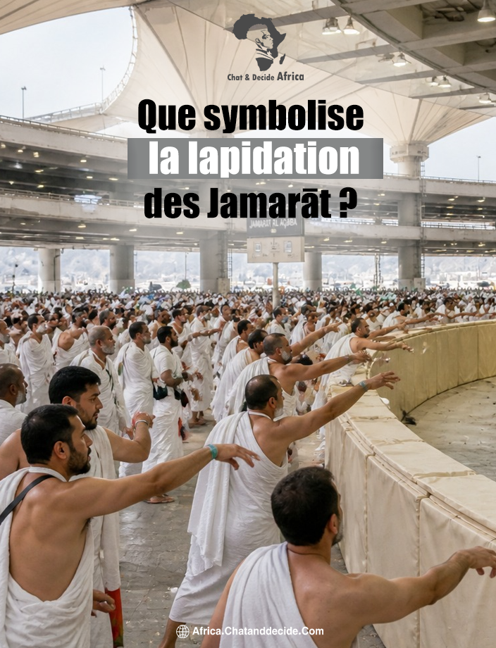 Que symbolise la lapidation des Jamarāt ?