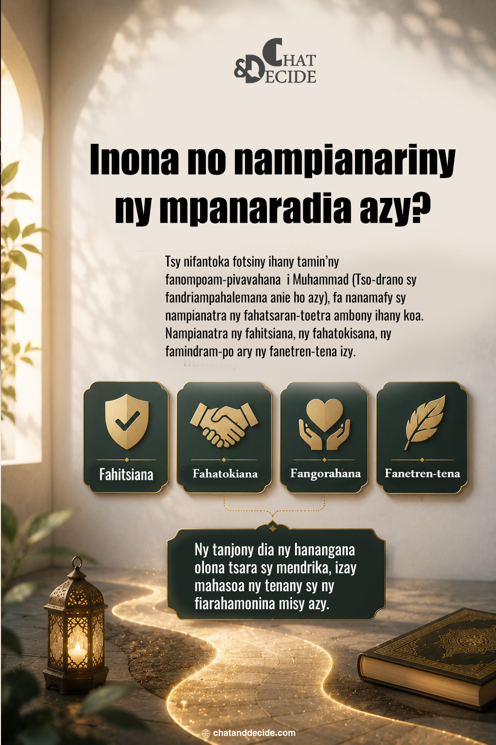 Inona no nampianariny ny mpanaradia azy?
