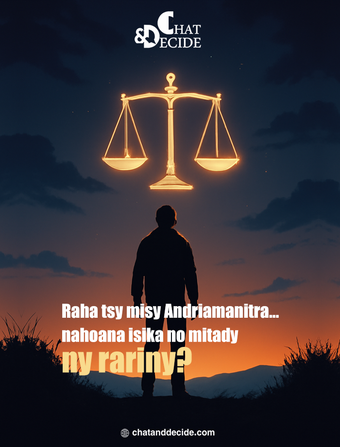 Raha tsy misy Andriamanitra... nahoana isika no mitady ny rariny?