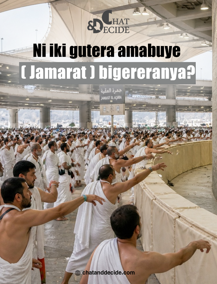Ni iki gutera amabuye (Jamarat) bigereranya?