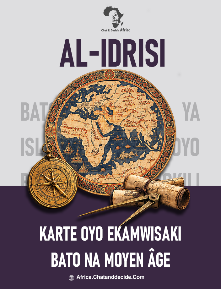 Al-Idrisi… karte oyo ekamwisaki bato na Moyen Âge