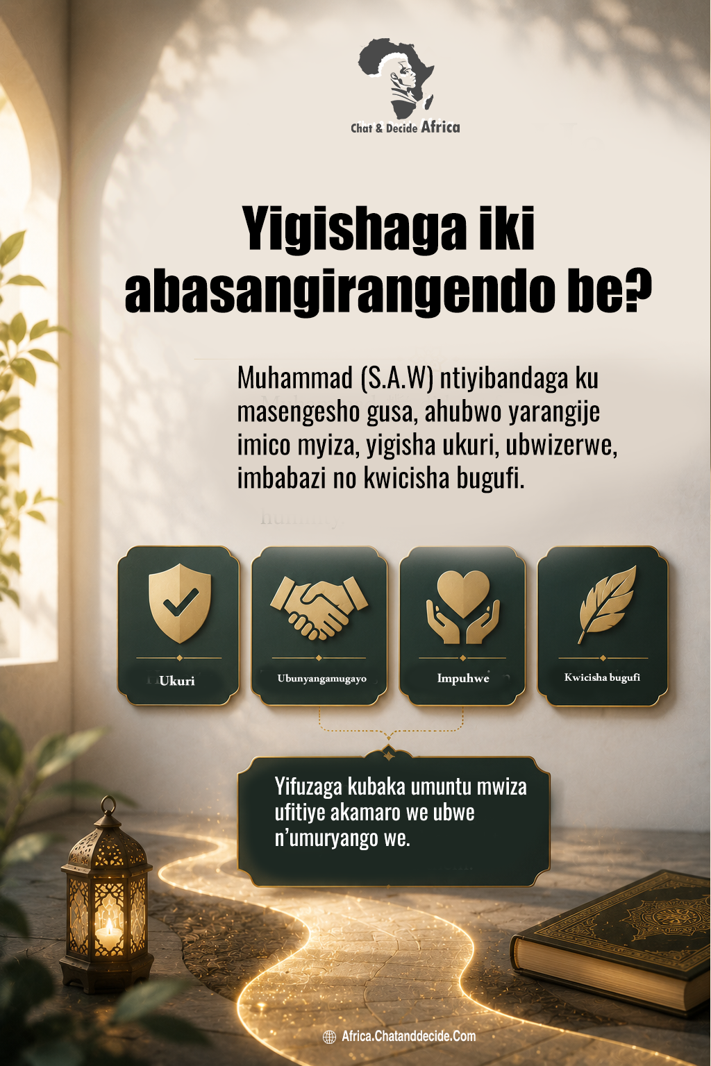 Yigishaga iki abasangirangendo be?
